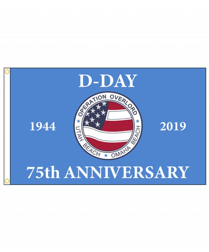 75th anniversary Flag D Day