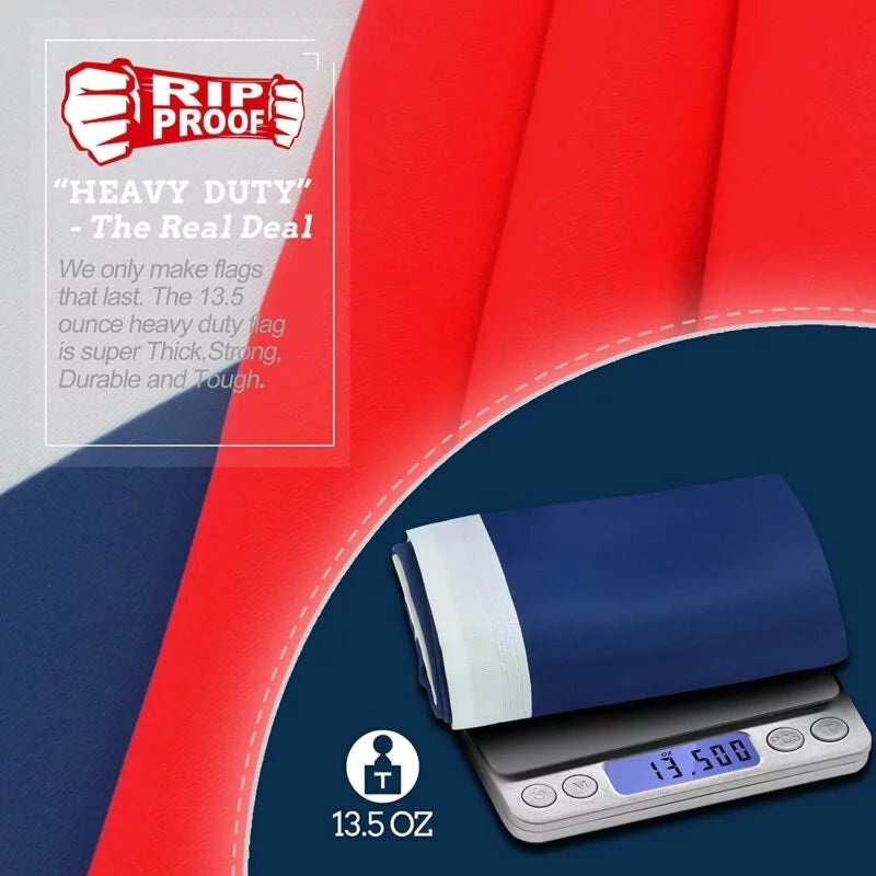 Texas State Flag 3×5 Foot | Rip-Proof Technology Double Sided 3-Ply