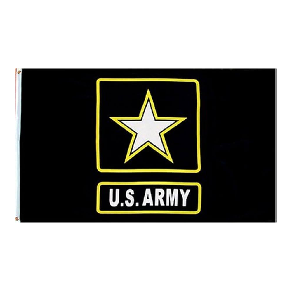 3x5 Ft Camo US Army Flag With Gold Star - Digital Camo, 100% Polyester, Trade Winds