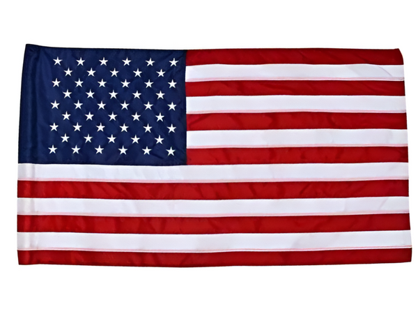 US Nylon Flags with Pole Hem