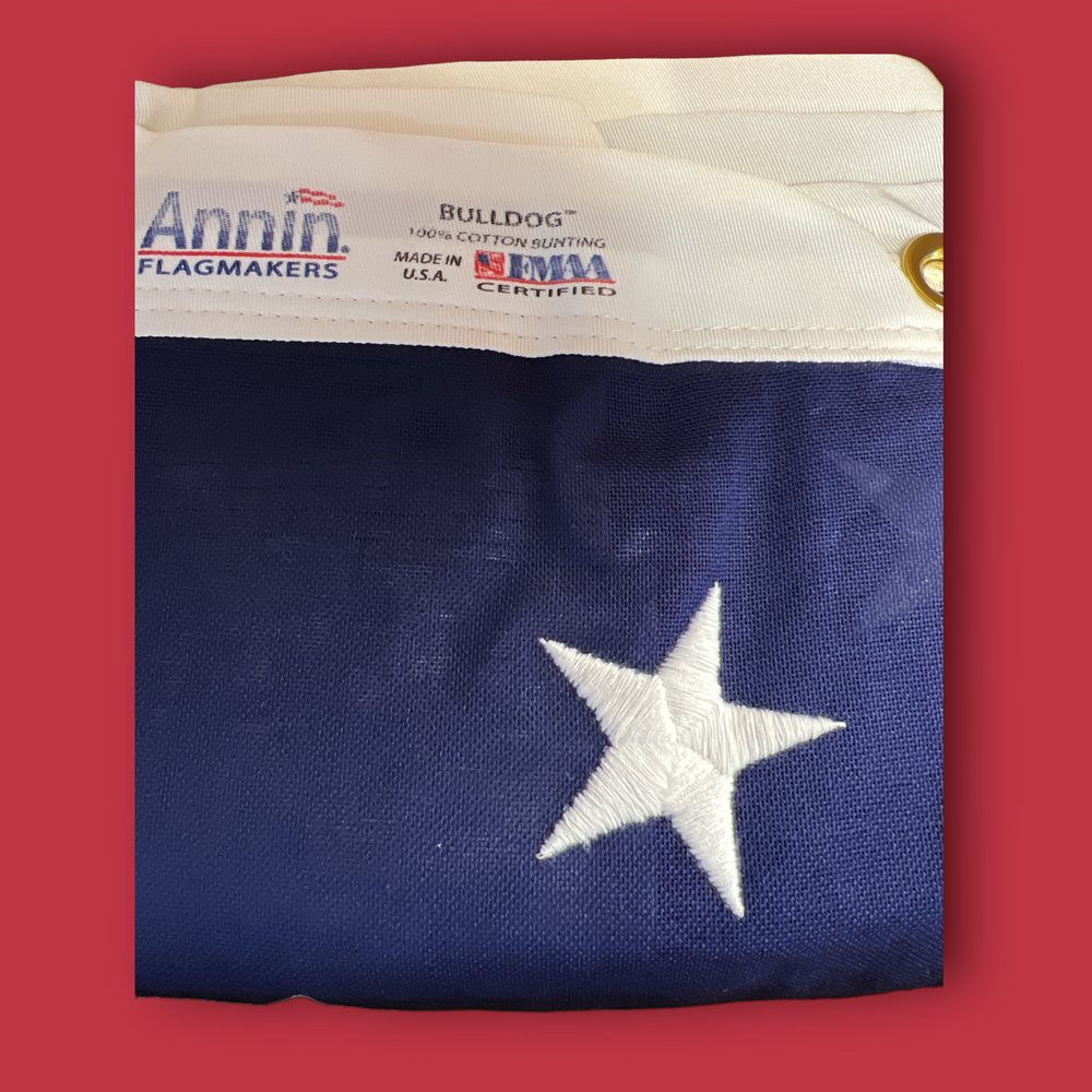 US Cotton Burial Flag