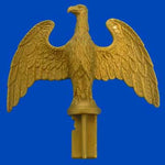 Brass Plated (Shiny) Plastic Split Fit Eagles