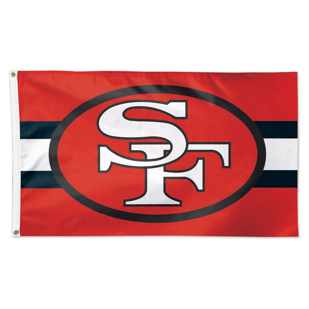 SAN FRANCISCO 49ERS PRIDE FLAG - DELUXE 3' X 5'