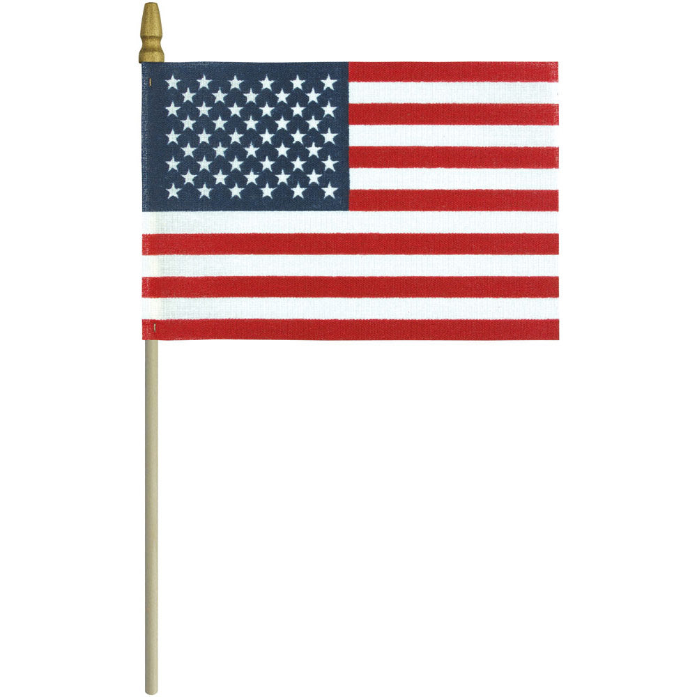 Miniature Flags On Staffs