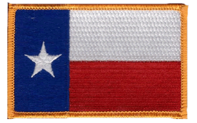 Texas Iron-On Patches