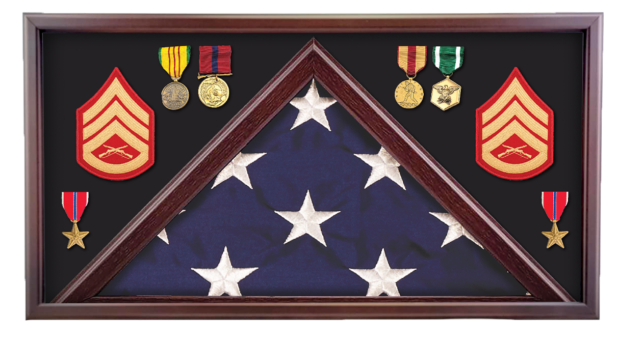 Burial Flag and Accolades Case (5x9.5)