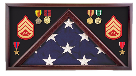 Burial Flag and Accolades Case (5x9.5)
