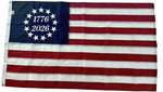 America's 250th Anniversary Flag - Collector Commemorative Item w/ Embroidered Star Field