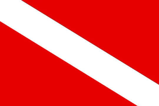 DIVER FLAG FLAG 3X5