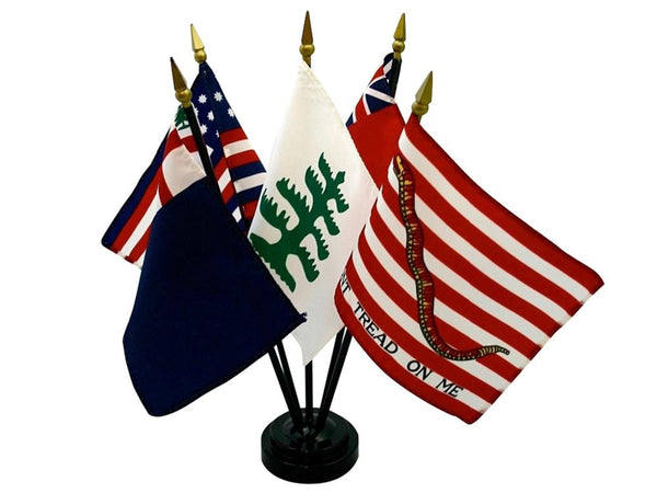 Mini Colonial Historical Flag Set