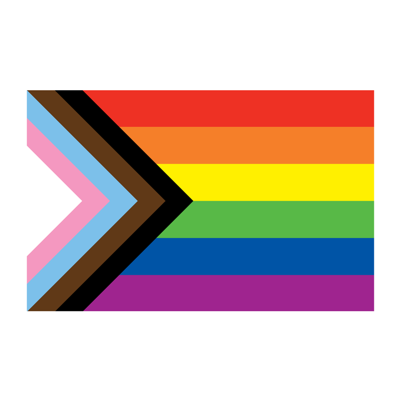 The Progress Pride flag