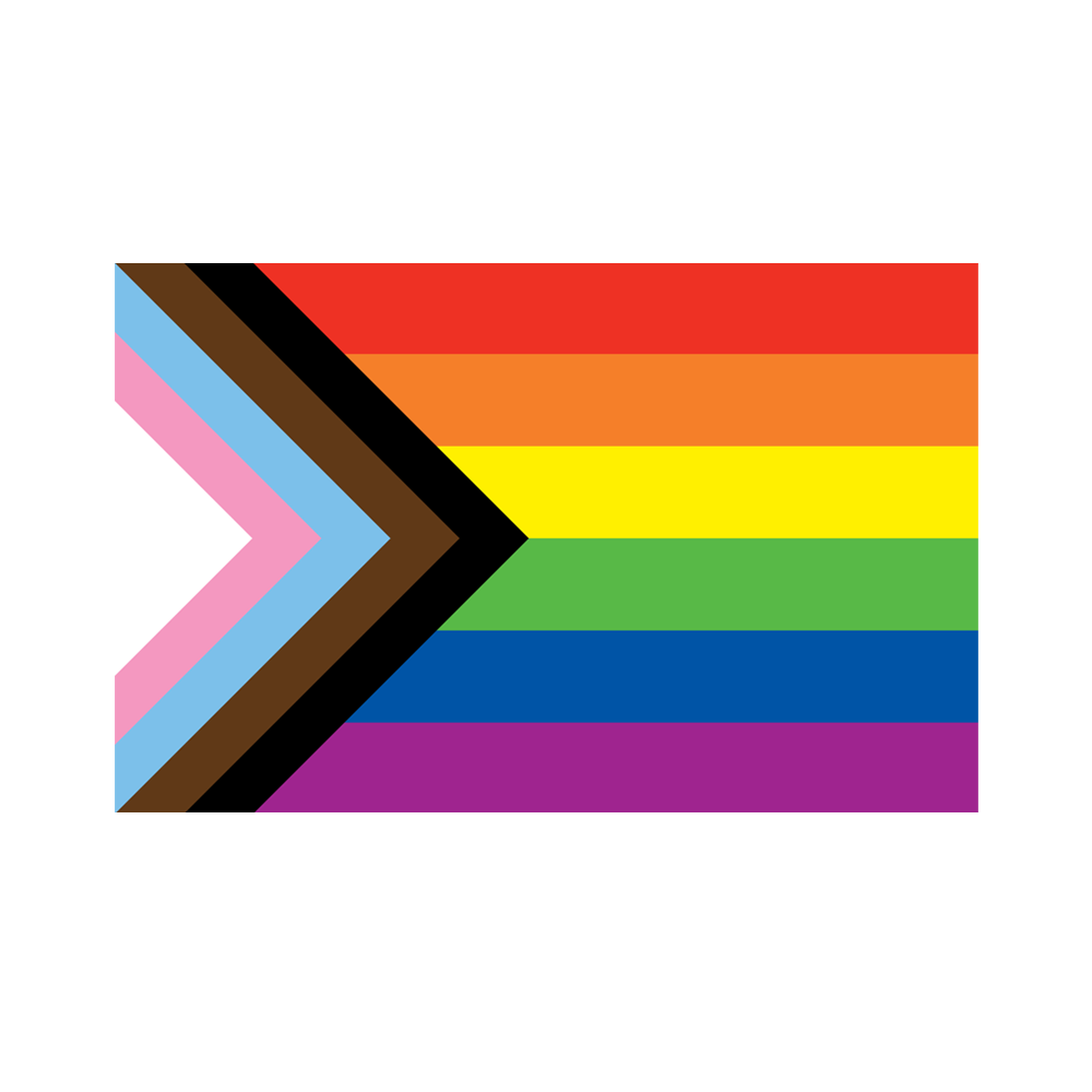 The Progress Pride flag