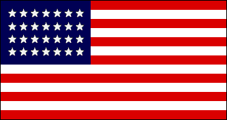 28 Star US Flag 1846-1847