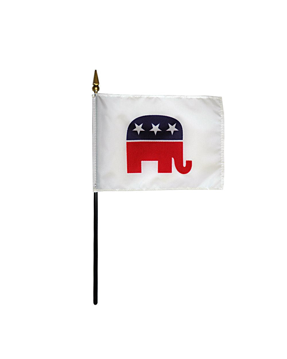 Mini 4"x6" Republican Elephant Political Flag