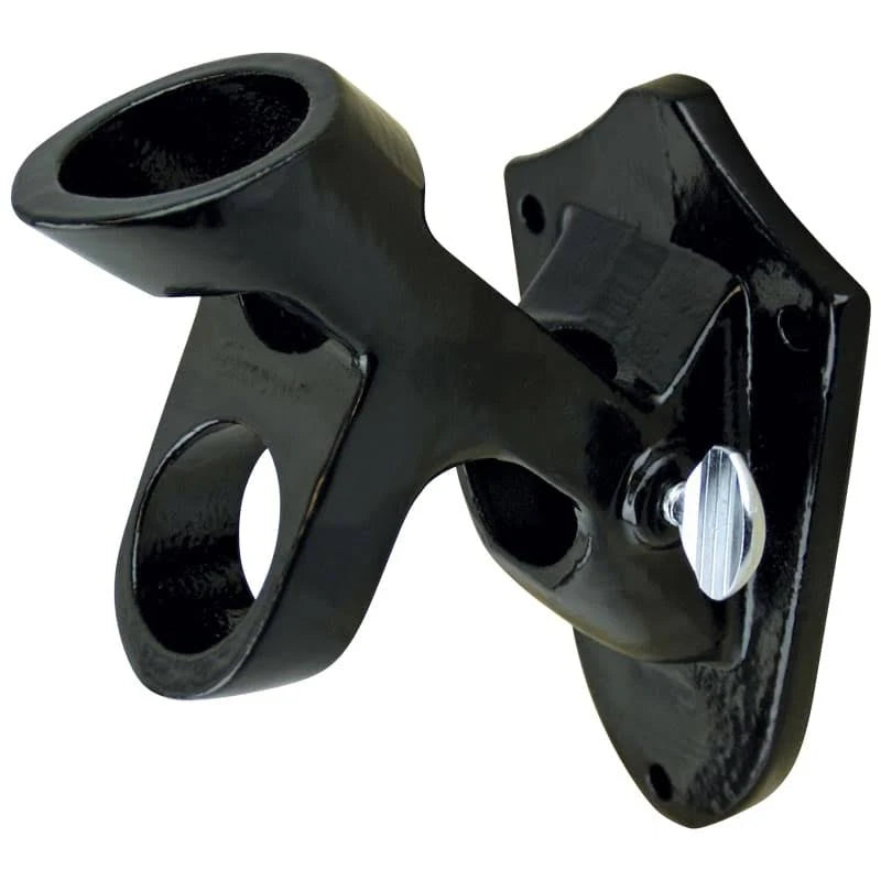 Black Bracket 1" Pole w/ 3 hole format