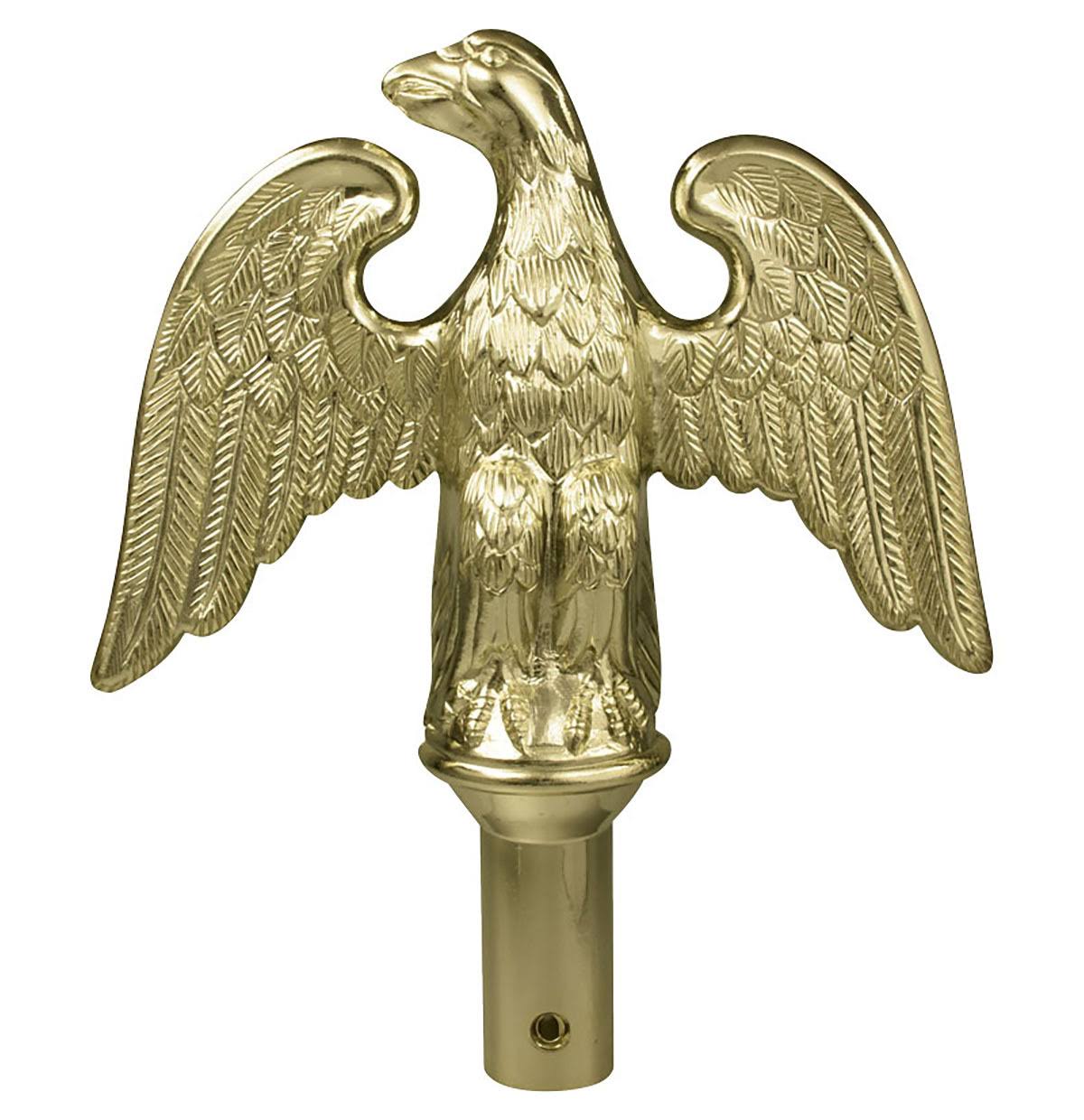 Styrene Perched Eagle For Indoor Pole