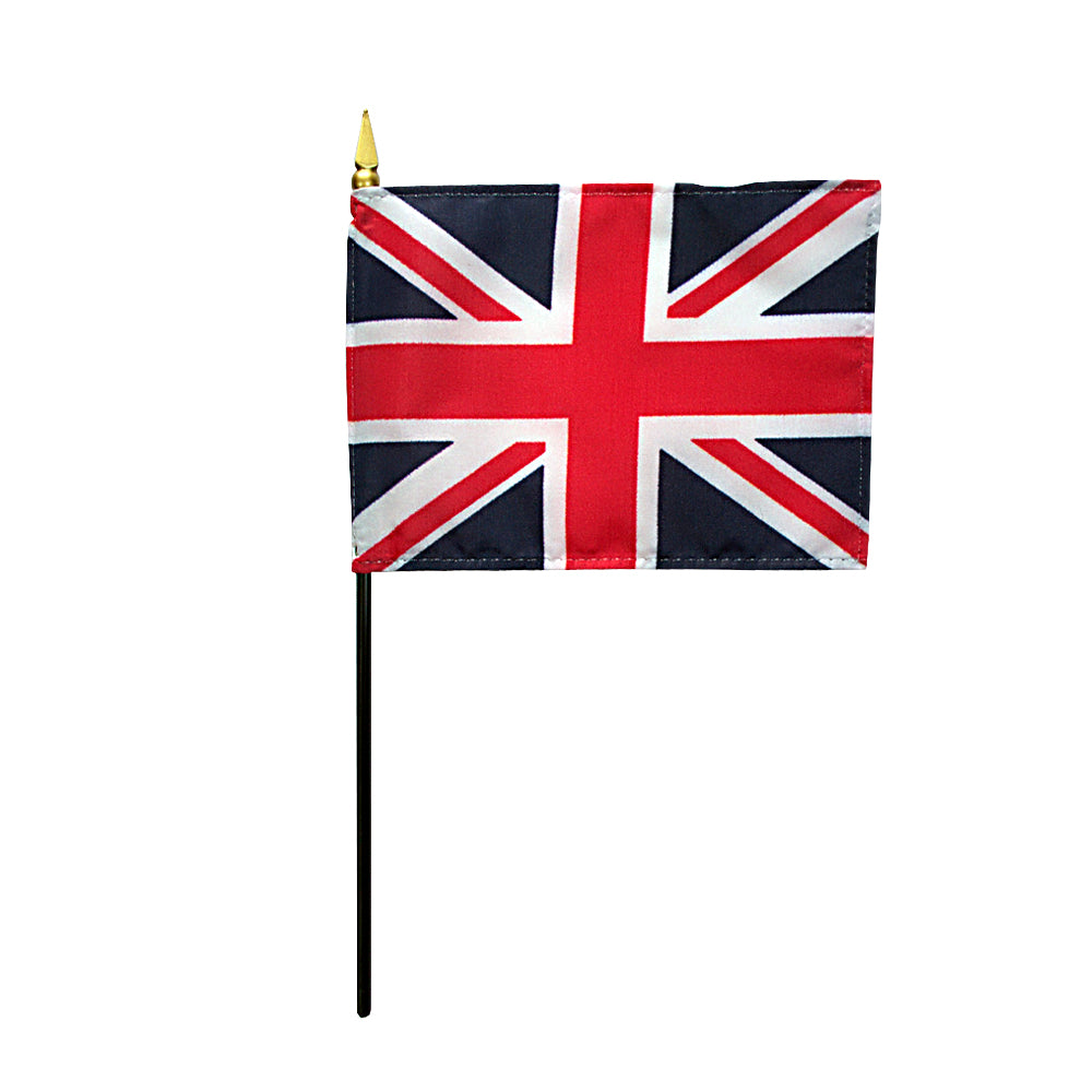 Mini Country Flags on Black Staff