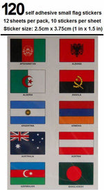 Assorted World Flag Stickers