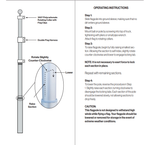 American Elite Telescoping Flagpole Heavy-Duty Shaft with “Easy Lock” Construction