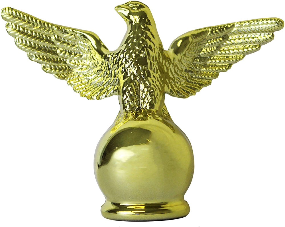 1" Plastic Eagle on Ball