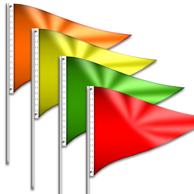 3X5 TRIANGLE NYLON FLAG