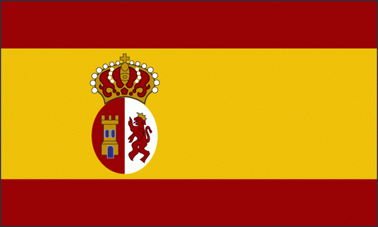 TEXAS UNDER SPAIN FLAG